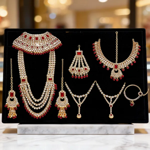 Gold_And_Red_Jewellery_Set_Alloy_For_Women_Pack_Of_1