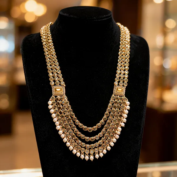 Gold_And_Gold_Layered_Necklace_Alloy_For_Unisex_Pack_Of_1