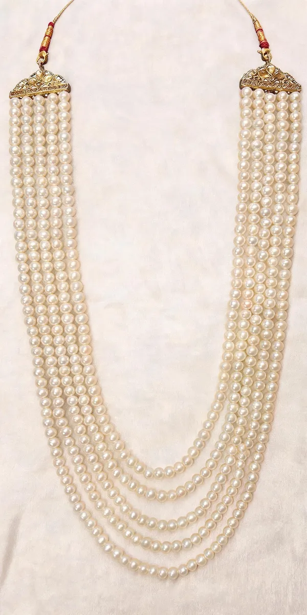 White_Necklace_Alloy_For_Unisex_Pack_Of_1