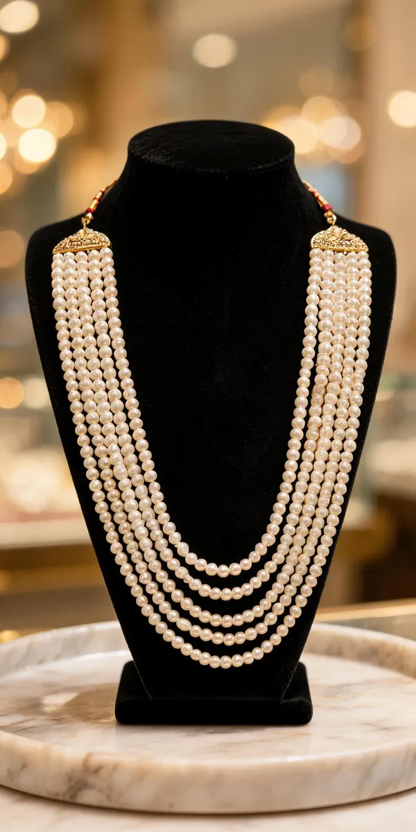 White_Necklace_Alloy_For_Unisex_Pack_Of_1