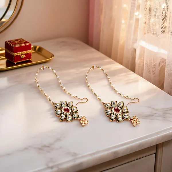 White_Maang_Tikka_Alloy_For_Women_Pack_Of_2