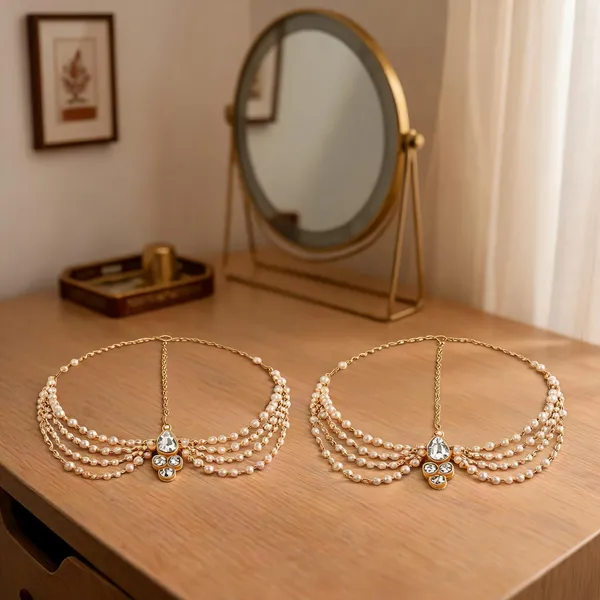 White_Matha_Patti_Alloy_For_Women_Pack_Of_2