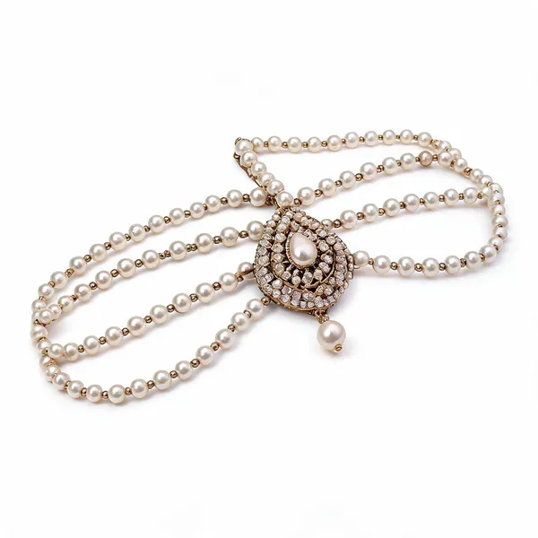 White_Matha_Patti_Alloy_For_Women_Pack_Of_1