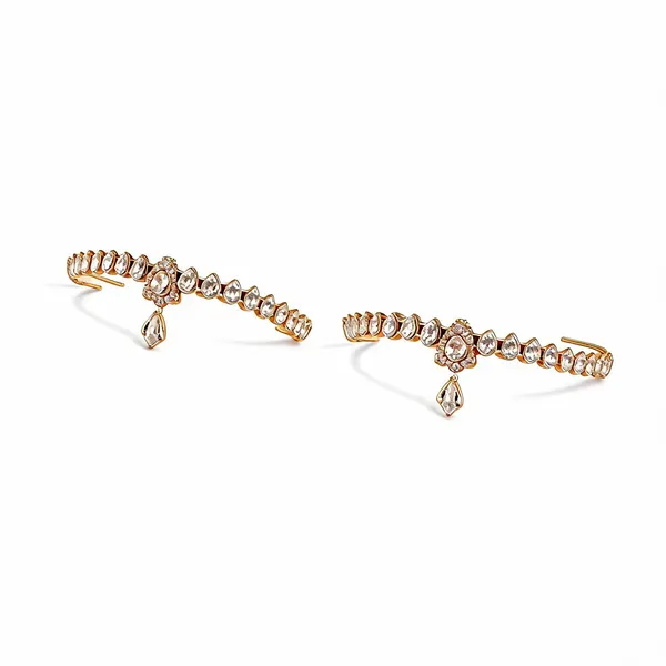 Gold_And_White_Matha_Patti_Alloy_For_Women_Pack_Of_2