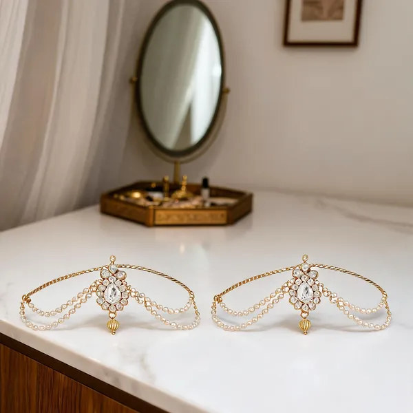 White_Matha_Patti_Alloy_For_Women_Pack_Of_2