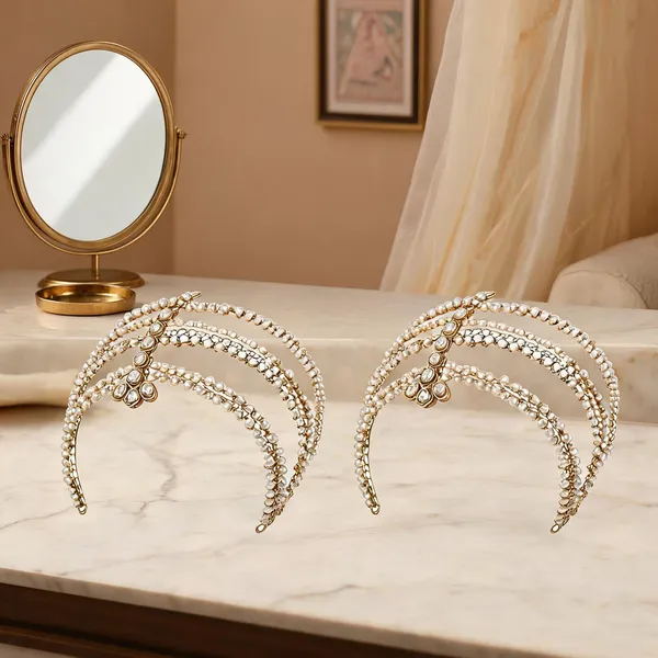 Gold_And_White_Matha_Patti_Alloy_For_Women_Pack_Of_2