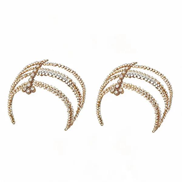 Gold_And_White_Matha_Patti_Alloy_For_Women_Pack_Of_2