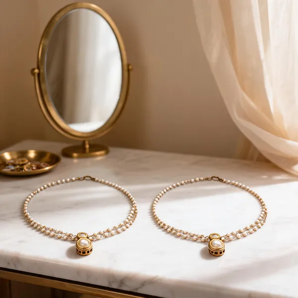 Gold_And_White_Matha_Patti_Alloy_For_Women_Pack_Of_2