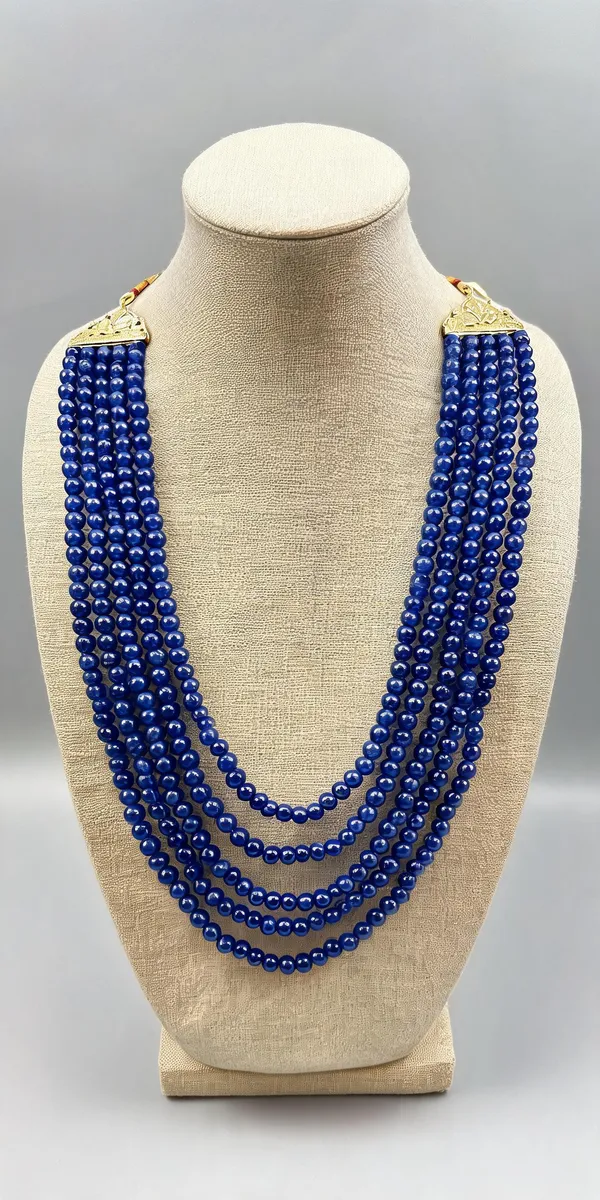 Blue_Necklace_Alloy_For_Unisex_Pack_Of_1