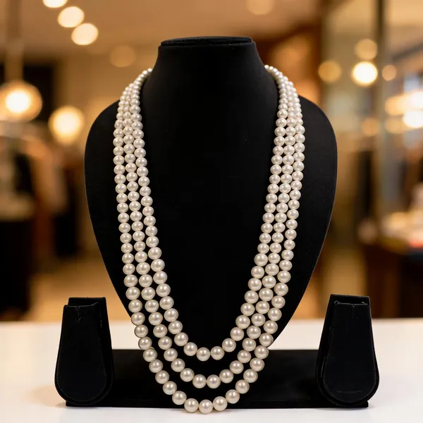 White_Necklace_Alloy_For_Unisex_Pack_Of_1