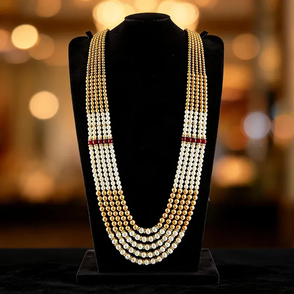 Multicolor_Layered_Necklace_Alloy_For_Unisex_Pack_Of_1