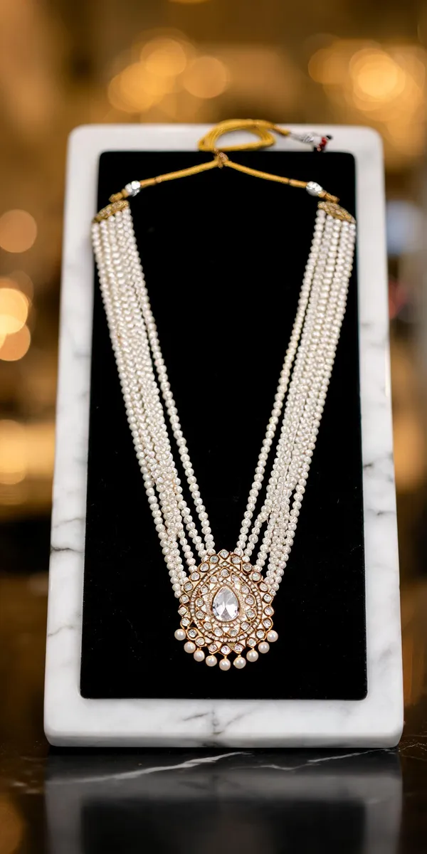 White_Necklace_Alloy_For_Unisex_Pack_Of_1