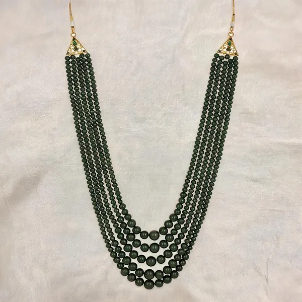 Green_Layered_Necklace_Alloy_For_Unisex_Pack_Of_1