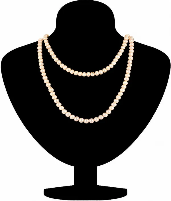 White_Layered_Necklace_Alloy_For_Men_Pack_Of_1