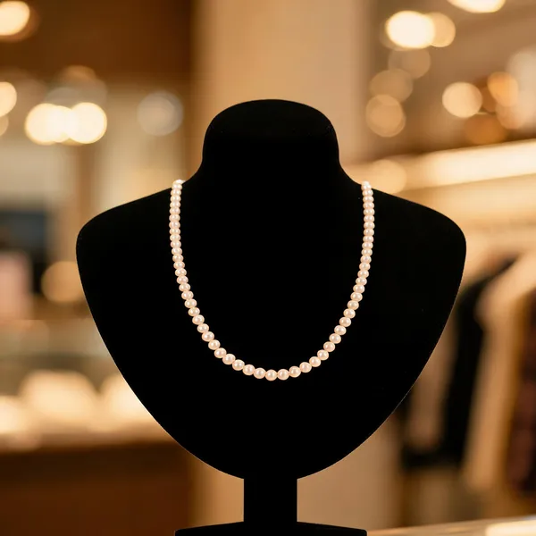 White_Layered_Necklace_Alloy_For_Men_Pack_Of_1