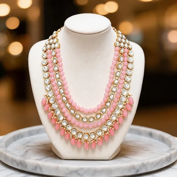 Pink_Necklace_Alloy_For_Men_Pack_Of_1