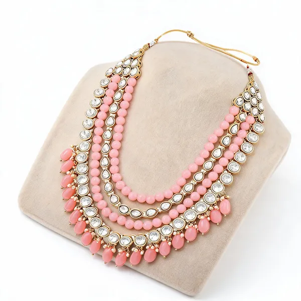 Pink_Necklace_Alloy_For_Men_Pack_Of_1