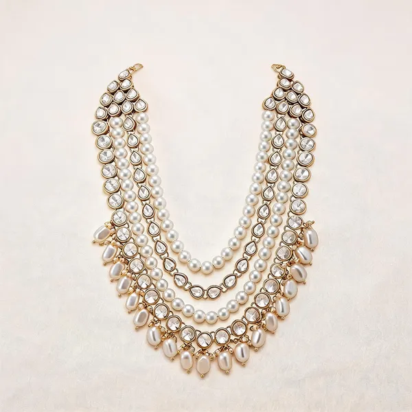 White_Necklace_Alloy_For_Unisex_Pack_Of_1