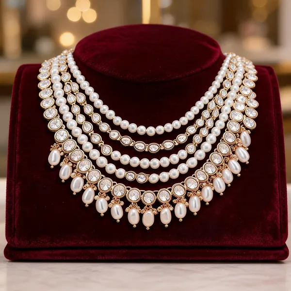 White_Necklace_Alloy_For_Unisex_Pack_Of_1