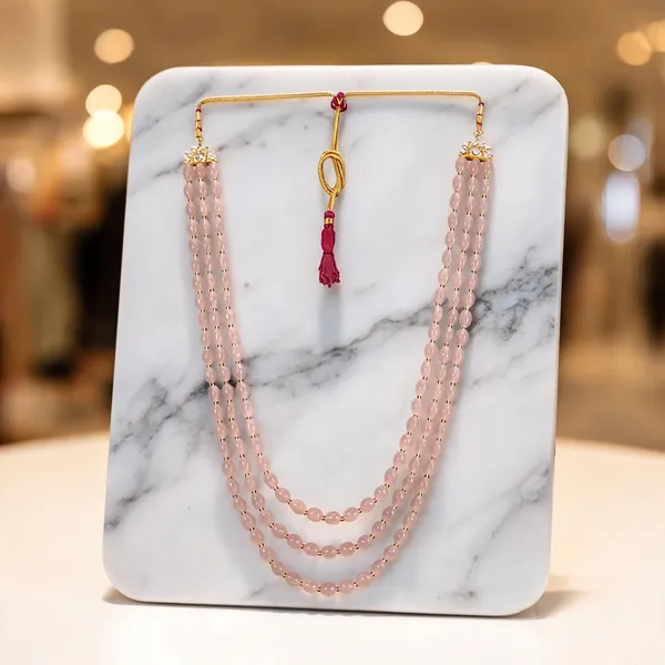 Pink_Layered_Necklace_Alloy_For_Unisex_Pack_Of_1