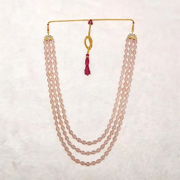 Pink_Layered_Necklace_Alloy_For_Unisex_Pack_Of_1