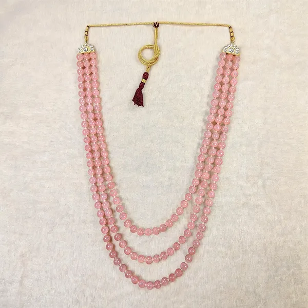 Pink_Layered_Necklace_Alloy_For_Unisex_Pack_Of_1