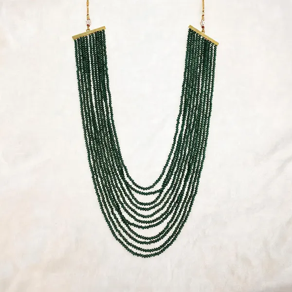 Green_Layered_Necklace_Alloy_For_Unisex_Pack_Of_1