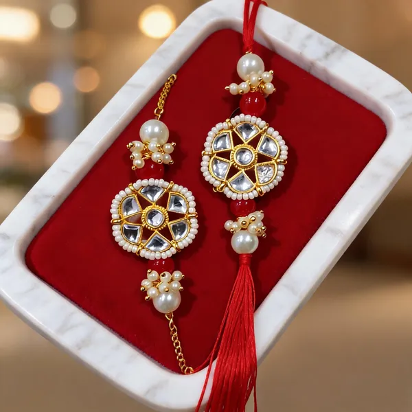 Red_Rakhi,_Lumba,_Bracelet,_Bluetooth_Rakhi,_Chawal_Roli_Pack_Alloy_For_Brother_And_Sister-In-Law_Pack_Of_2