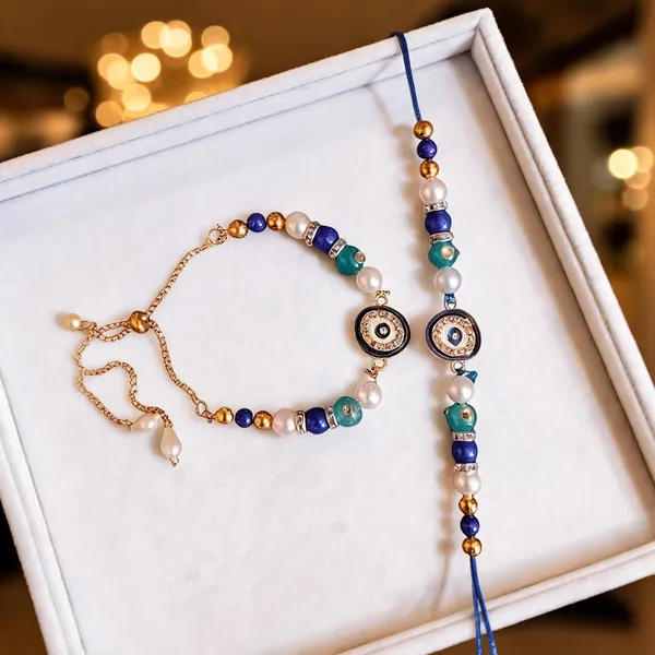 Blue_And_Sky_Blue_Rakhi,_Bracelet_Alloy_For_Brother_And_Sister-In-Law_Pack_Of_2