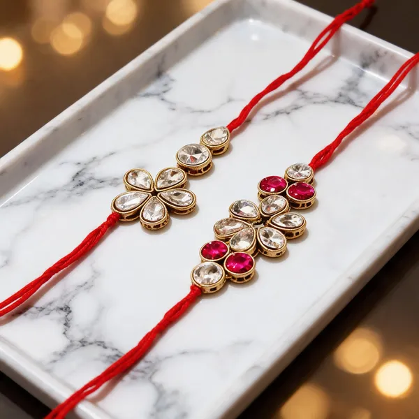 Red_Rakhi,_Bracelet_Alloy_For_Women_And_Men_Pack_Of_2