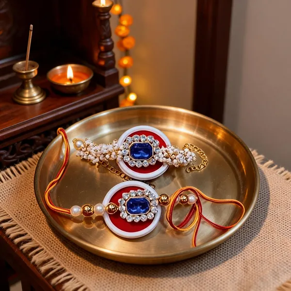 Gold_&_Red_Rakhi_Alloy_For_Women_And_Men_Pack_Of_2