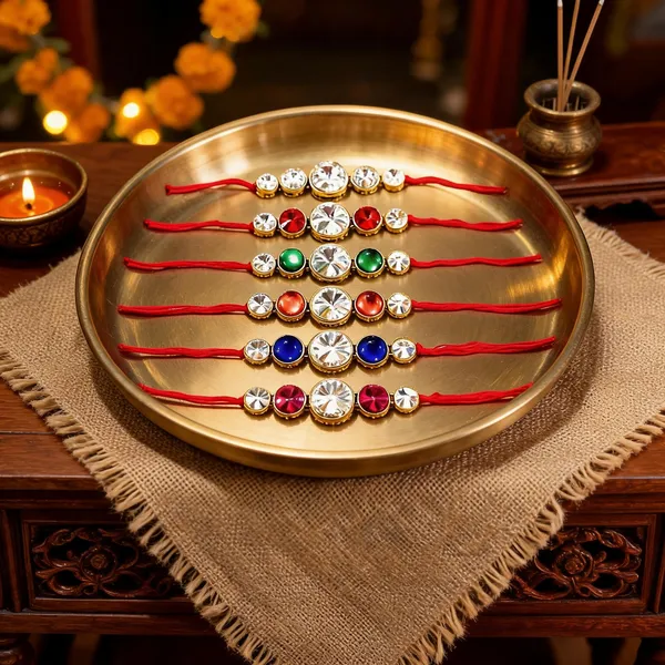 Red_&_Silver_Rakhi_Alloy_For_Women_And_Men_Pack_Of_2