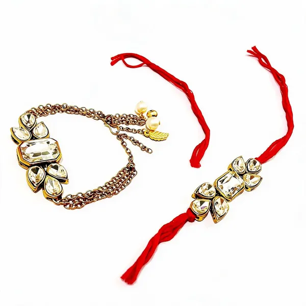 Gold_Rakhi_Alloy_For_Women_And_Men_Pack_Of_2