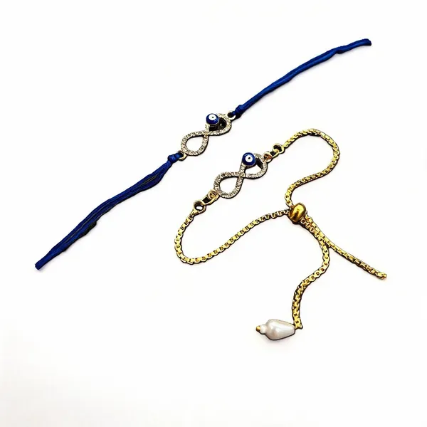 Blue_And_Golden_Rakhi,_Lumba_Alloy_For_Brother_And_Sister-In-Law_Pack_Of_2