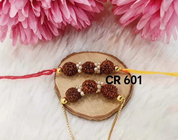 Maroon_And_Golden_Rakhi,_Lumba_Alloy_For_Brother_And_Sister-In-Law_Pack_Of_2