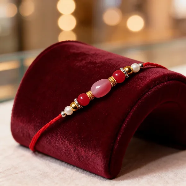 Red_N_Light_Pink_Rakhi,_Bracelet_Alloy_For_Religious_Occasion_Pack_Of_2