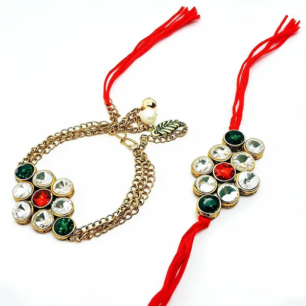 Gold_Rakhi_Alloy_For_Women_And_Men_Pack_Of_2