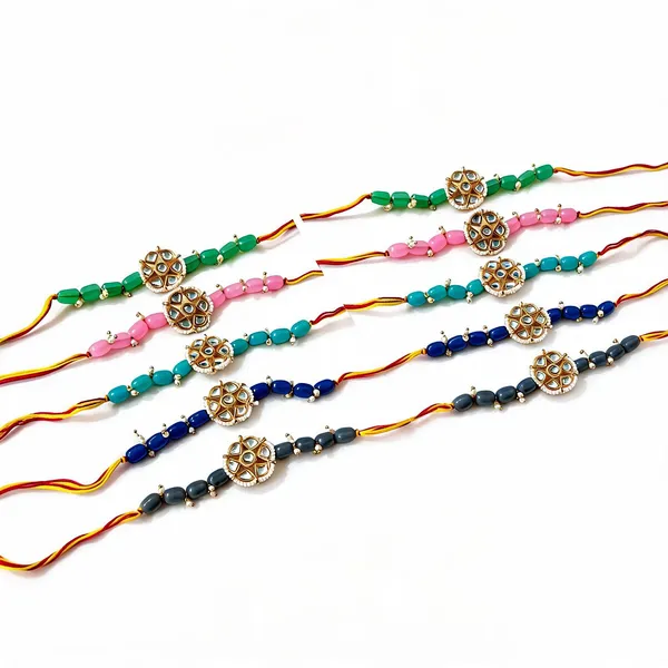 Multicolor_Rakhi_Alloy_For_Women_And_Men_Pack_Of_2