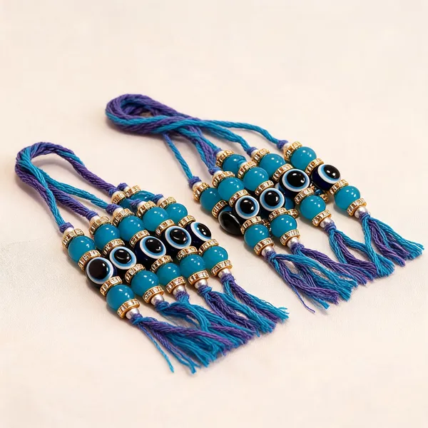 Sky_Blue_N_White_Rakhi,_Lumba,_Bracelet_Alloy_For_Women_And_Men_Pack_Of_2