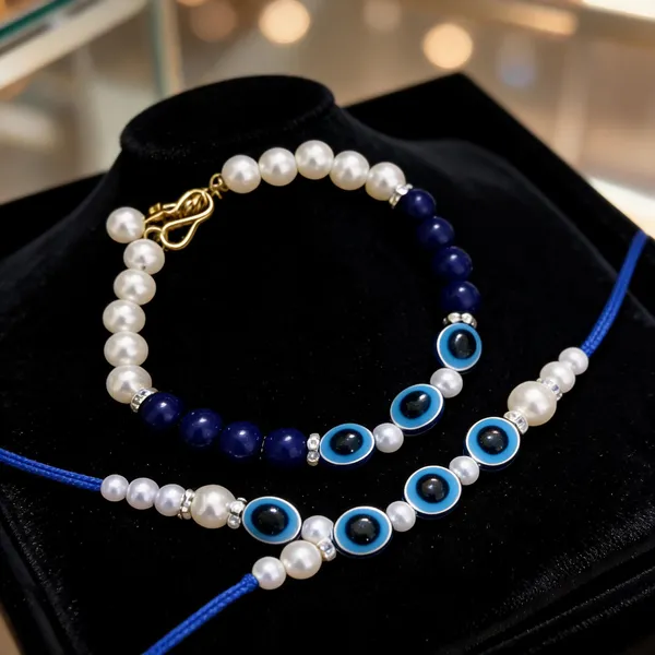 Sky_Blue_And_White_Rakhi,_Lumba,_Bracelet_Alloy_For_Women_And_Men_Pack_Of_2