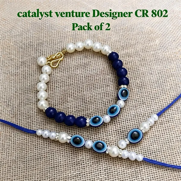 Sky_Blue_And_White_Rakhi,_Lumba,_Bracelet_Alloy_For_Women_And_Men_Pack_Of_2