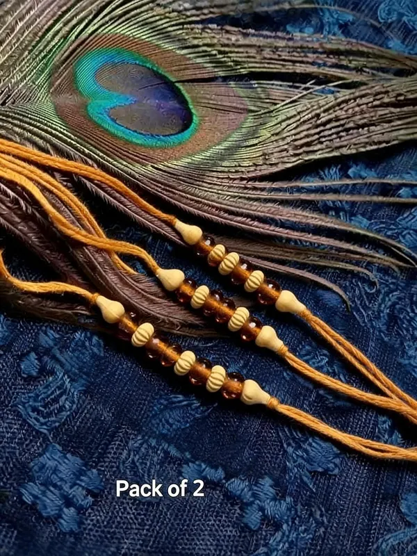 Brown_Rakhi,_Lumba,_Bracelet_Alloy_For_Women_And_Men_Pack_Of_2