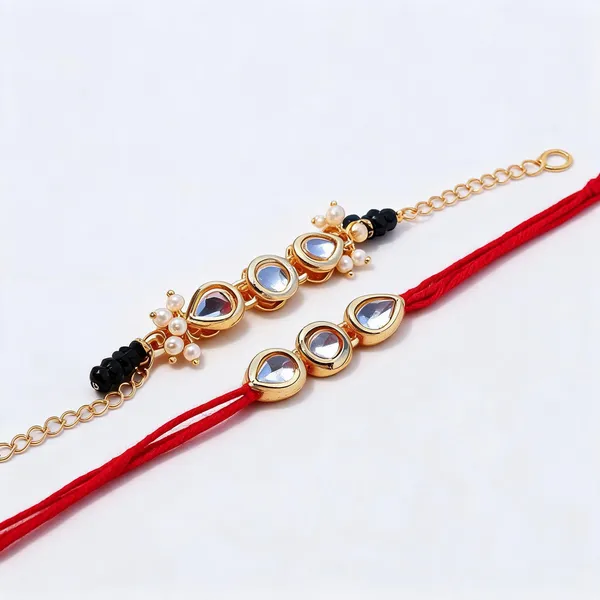 Red_Rakhi_Alloy_For_Brother_And_Sister-In-Law_Pack_Of_2