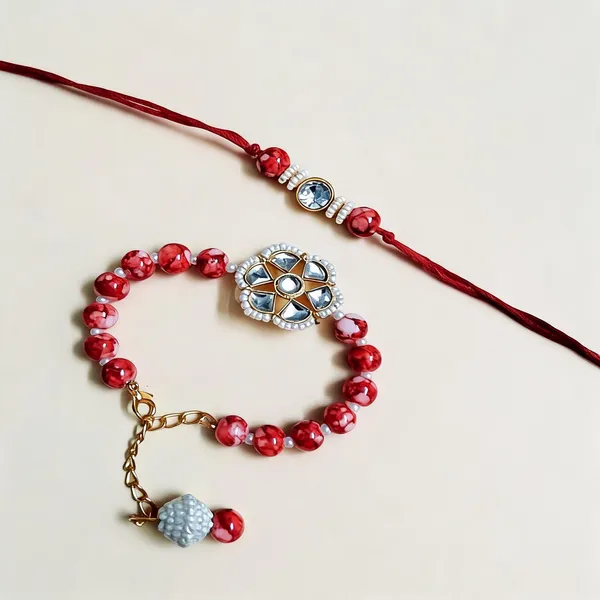Pink_Rakhi_Alloy_For_Brother_And_Sister-In-Law_Pack_Of_2