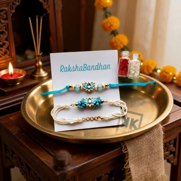 Sky_Blue_Rakhi_Alloy_For_Brother_And_Sister-In-Law_Pack_Of_2