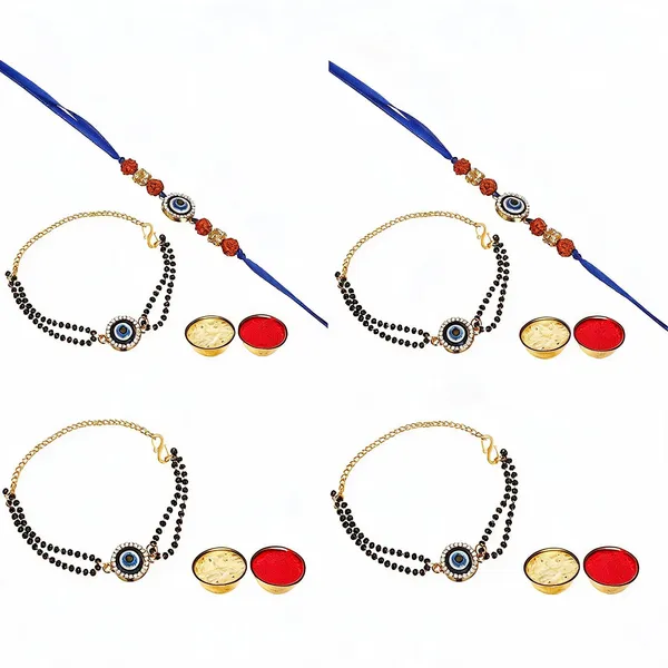 Dark_Blue_N_Black_Rakhi,_Lumba,_Bracelet_Alloy_For_Brother_And_Sister-In-Law_Pack_Of_2