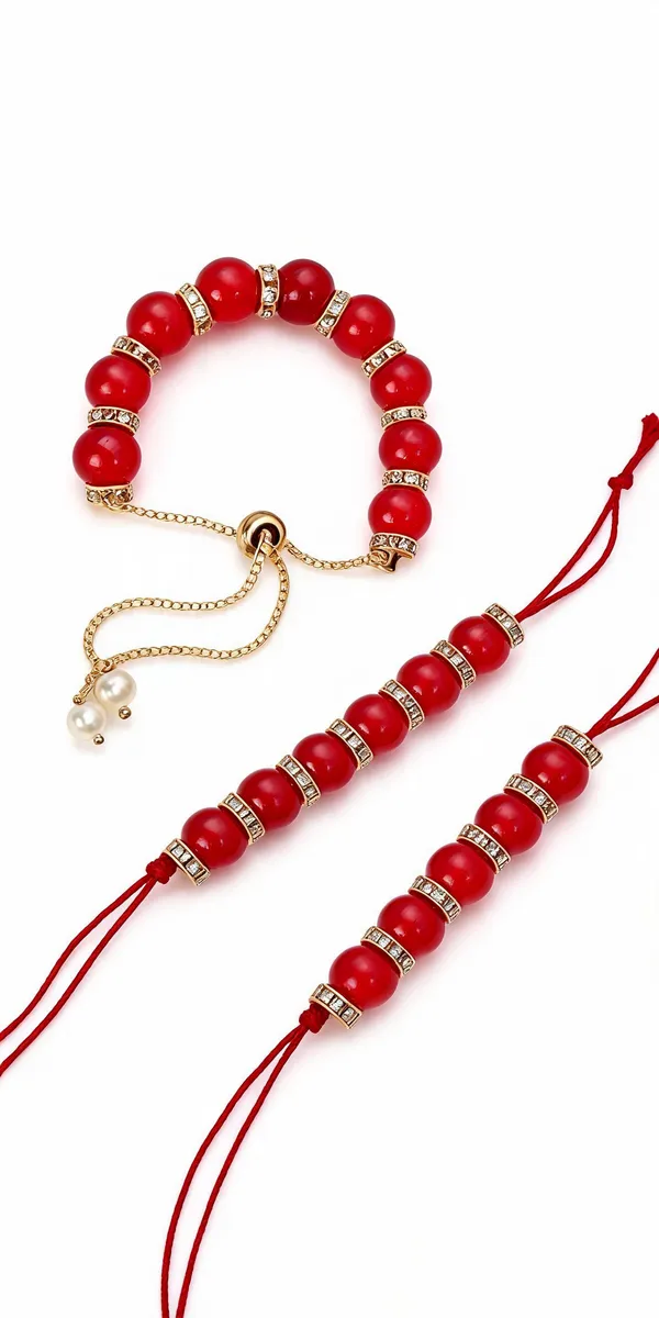 Pure_Red_Rakhi_Alloy_For_Brother_And_Sister-In-Law_Pack_Of_2