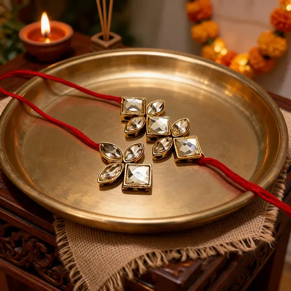 Green_Rakhi_Alloy_For_Brother_And_Sister-In-Law_Pack_Of_2