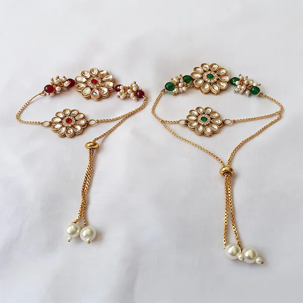 Multicolor_Rakhi,_Lumba,_Bracelet_Alloy_For_Brother_And_Sister-In-Law_Pack_Of_2