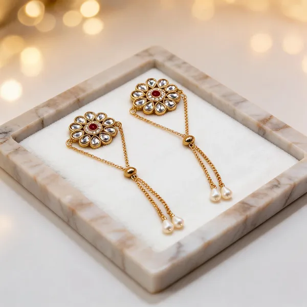 White_Rakhi,_Bracelet_Alloy_For_Brother_And_Sister-In-Law_Pack_Of_2